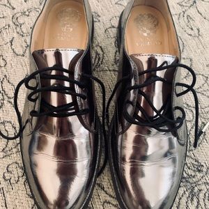 Vince Camuto Silver Oxford Shoes